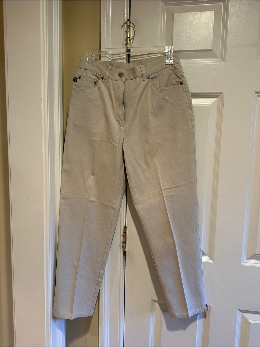 Lauren Ralph Lauren Women’s Size 6 Beige High Rise Straight Leg Pants